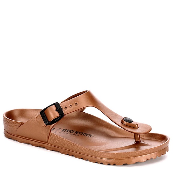 birkenstock gizeh eva bronze